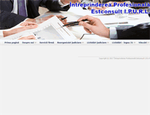 Tablet Screenshot of estconsult.ro